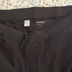 Mandala Scrubs Black Jogger Scrub Pant in Black